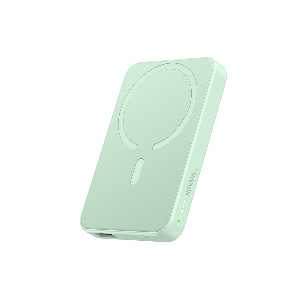 NOVANL PowerUp MagNetic 5.000 mAh Power Bank Green