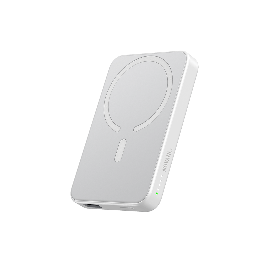 NOVANL PowerUp MagNetic 5.000 mAh Power Bank White