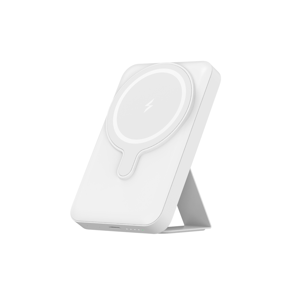 NOVANL PowerUp MagStand 10.000 mAh Power Bank white 