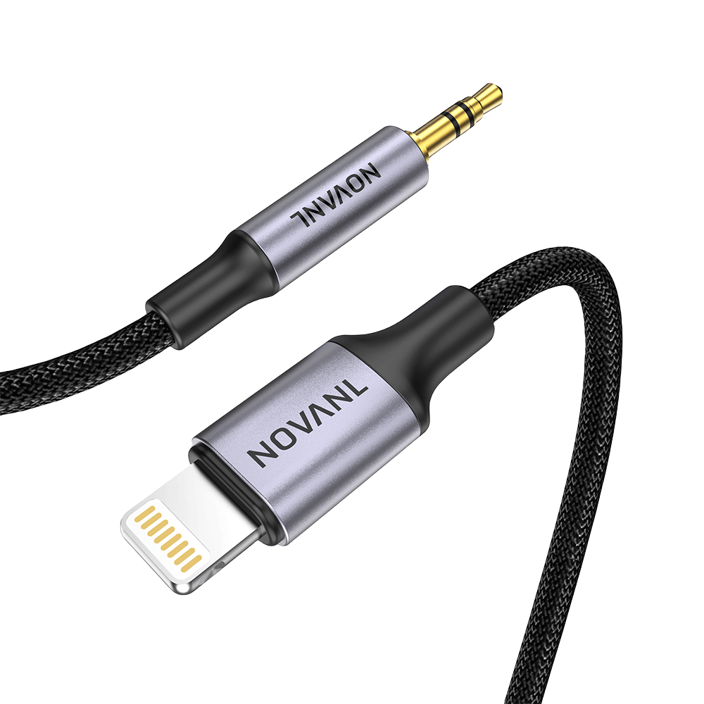 NOVANL SoundFusion AUX naar Lightning kabel (1M)