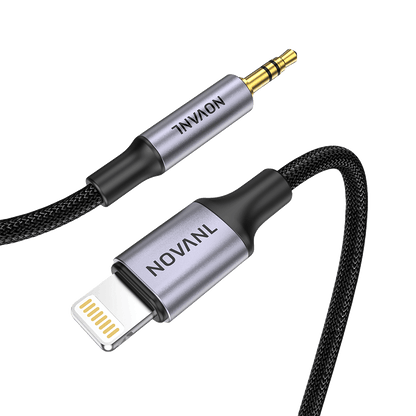 NOVANL SoundFusion AUX naar Lightning kabel (1M)